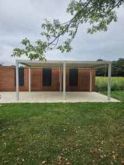 Luxe Manual Louvered Roof LED Pergola