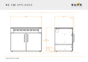 KC 120 BBQ Grill unit - Barro Satin top