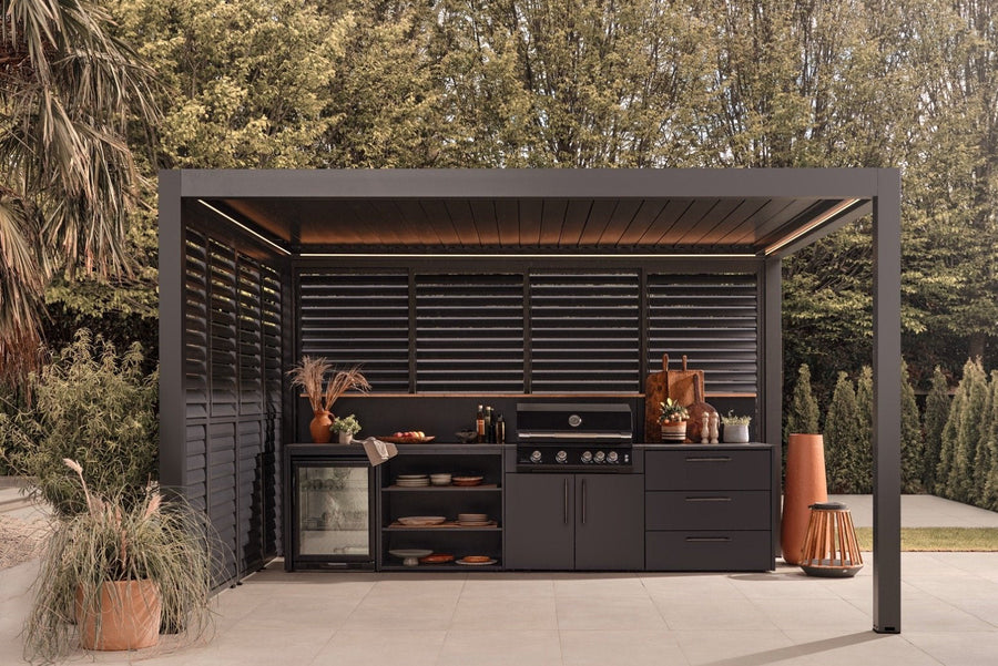The Blenheim Modular Outdoor Kitchen and Luxe Pergola