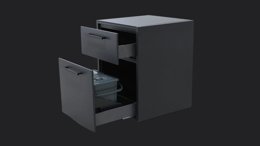Trash Drawer open