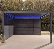 Positano Pergola with Blue LED Lighting