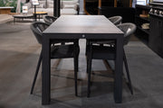 Ex-display outdoor furniture in the Suns Lifestyle showroom