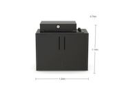 KC 120 Drop-In Grill - Nero top