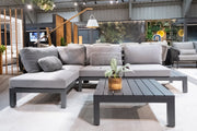 Ex-display outdoor furniture in the Suns Lifestyle showroom
