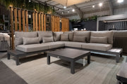 Ex-display outdoor furniture in the Suns Lifestyle showroom
