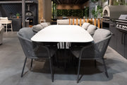 Ex-display outdoor furniture in the Suns Lifestyle showroom