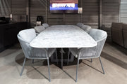 Ex-display outdoor furniture in the Suns Lifestyle showroom