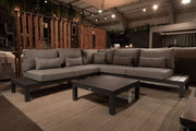 Ex-display outdoor furniture in the Suns Lifestyle showroom