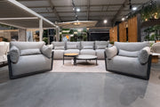 Ex-display outdoor furniture in the Suns Lifestyle showroom