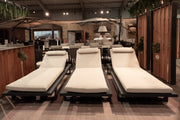 Ex-display outdoor furniture in the Suns Lifestyle showroom