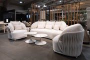 Ex-display outdoor furniture in the Suns Lifestyle showroom