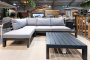 Ex-display outdoor furniture in the Suns Lifestyle showroom