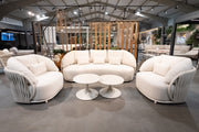 Ex-display outdoor furniture in the Suns Lifestyle showroom