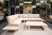 Ex-display outdoor furniture in the Suns Lifestyle showroom