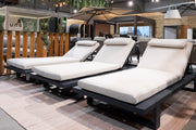 Ex-display outdoor furniture in the Suns Lifestyle showroom