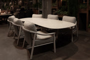 Ex-display outdoor furniture in the Suns Lifestyle showroom
