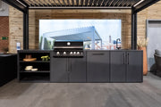 Ex-display outdoor furniture in the Suns Lifestyle showroom
