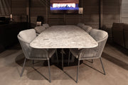 Ex-display outdoor furniture in the Suns Lifestyle showroom