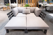 Ex-display outdoor furniture in the Suns Lifestyle showroom