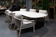 Ex-display outdoor furniture in the Suns Lifestyle showroom