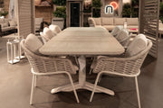 Ex-display outdoor furniture in the Suns Lifestyle showroom