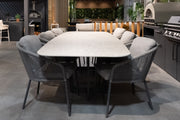 Ex-display outdoor furniture in the Suns Lifestyle showroom
