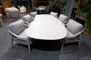 Ex-display outdoor furniture in the Suns Lifestyle showroom