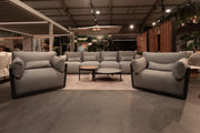 Ex-display outdoor furniture in the Suns Lifestyle showroom