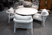 Ex-display outdoor furniture in the Suns Lifestyle showroom