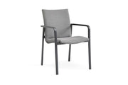 Ex-display Anzio dining chair (matt royal grey & light anthracite)