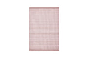 Ex-display Veneto rectangular rug soft pink 240cm x 160cm