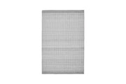 Ex-display Veneto rectangular rug mid grey 240cm x 160cm