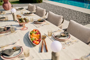 Fiave & Palermo Dining Collection by SUNS featuring Fiave dining chairs and Palermo dining table in Bronze finish