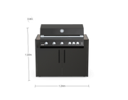 KC 120 BBQ Grill unit - Barro Satin top