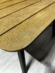 Ex-display Simi table 180cm (matt royal grey & teak)