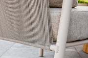 Itza & Palermo Dining Collection outdoor dining table and chairs set on modern terrace