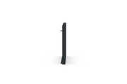 Kamado end panel side view