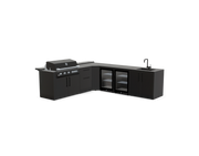 The Blenheim Modular Outdoor Kitchen L-Shape L002