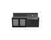 The Blenheim Modular Outdoor Kitchen Single Wall S002