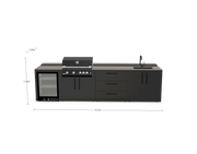 The Blenheim Modular Outdoor Kitchen Single Wall S005
