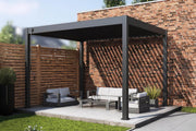 Positano Louvered Roof LED Pergola 3.6m x 4m