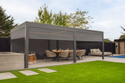 Luxe Electric Louvered Roof LED Pergola