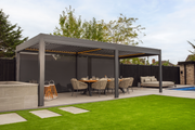 Luxe Electric Louvered Roof LED Pergola