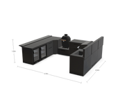 The Blenheim Modular Outdoor Kitchen U-Shape U001
