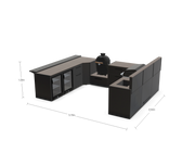 The Blenheim Modular Outdoor Kitchen U-Shape U001