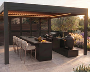 Island outdoor kitchen example
