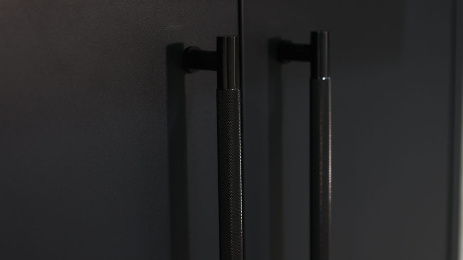 Stainless Black Handles