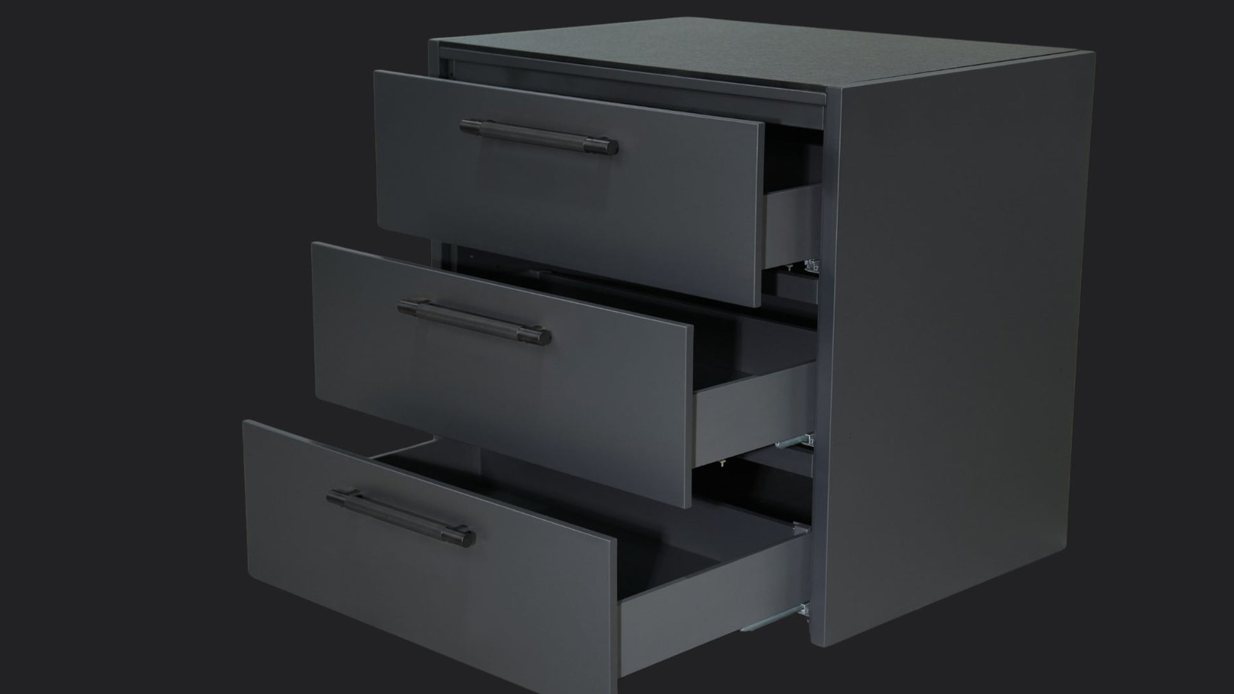  90cm Triple Drawers