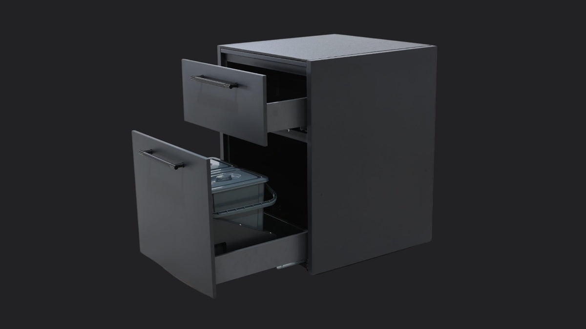 Trash Drawer open