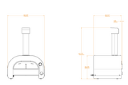 Capitano pizza oven dimensions
